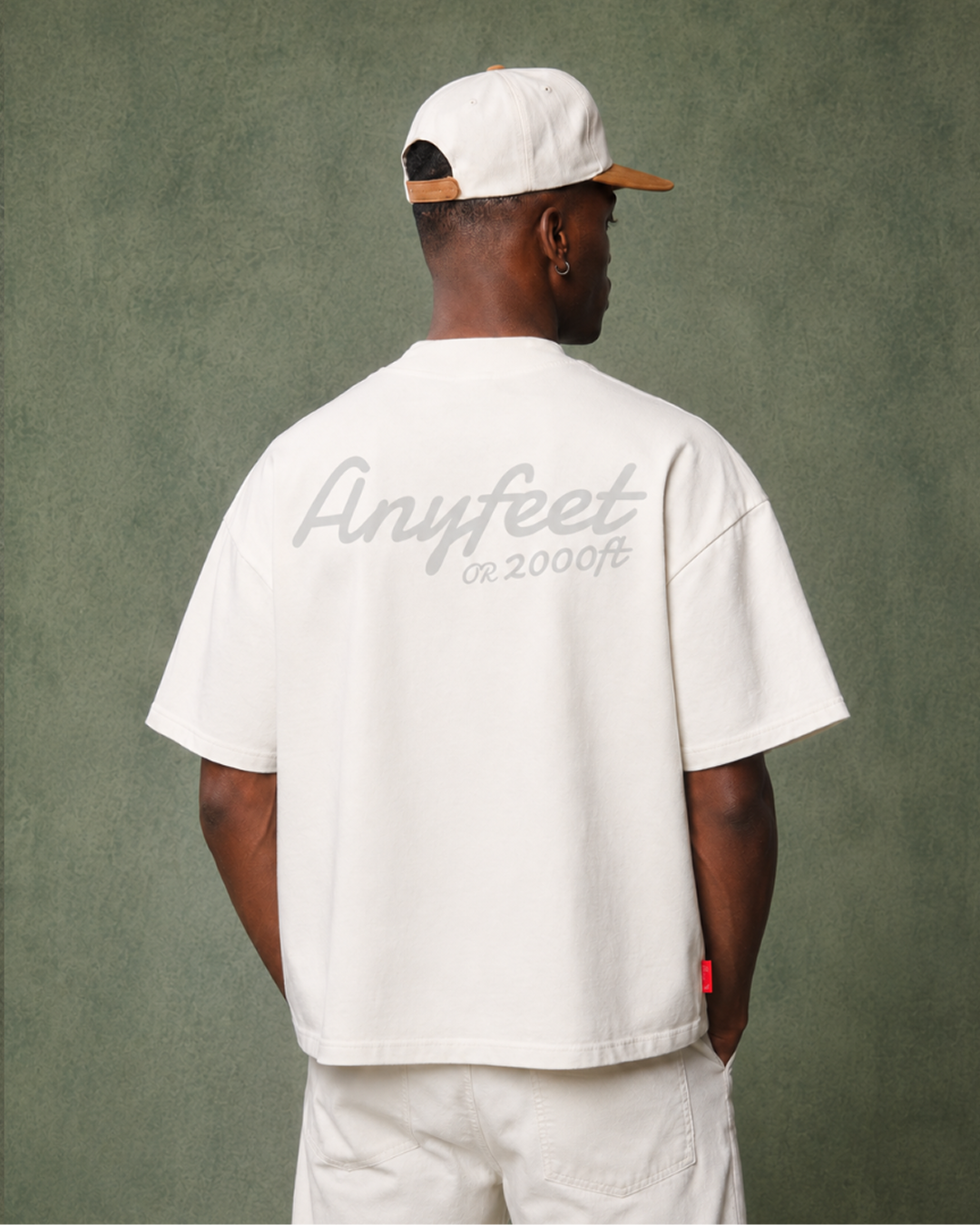 Anyfeet Badge T-shirt - White