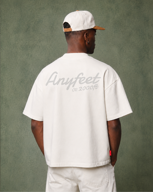 Anyfeet Badge T-shirt - White