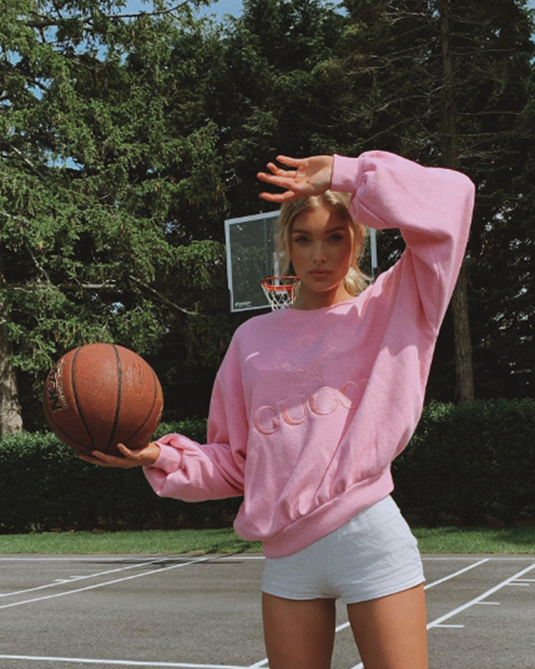 twothousandfeet Crest Sweatshirt - Light Pink